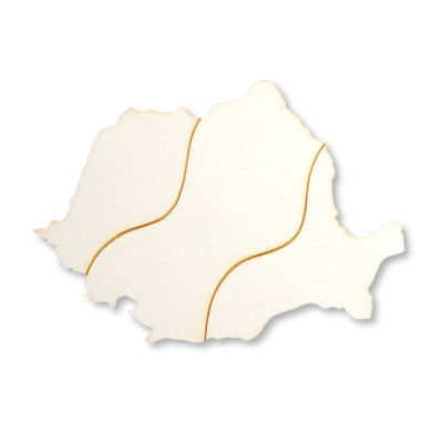 harta romania blank de ornat