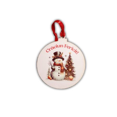 Glob "Craciun Fericit" om zapada